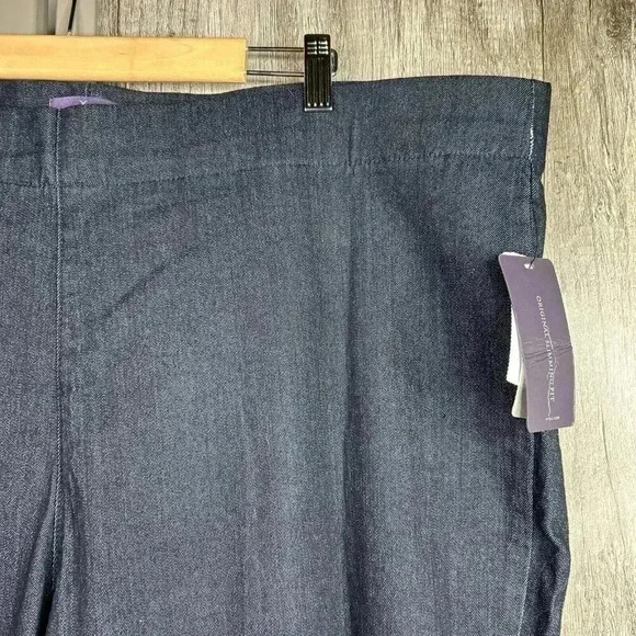 NYDJ Jeans 24W Deni Leggings Pull On Lift Tuck Tummy Control Dark Wash - Picture 2 of 9